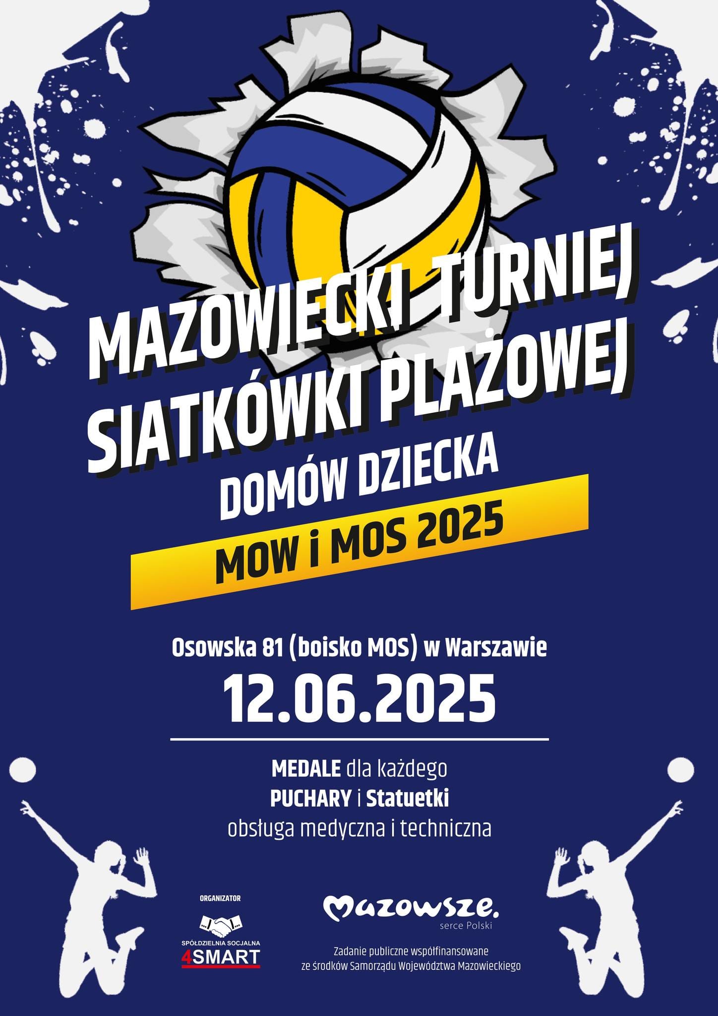plakat MOS siatkówka